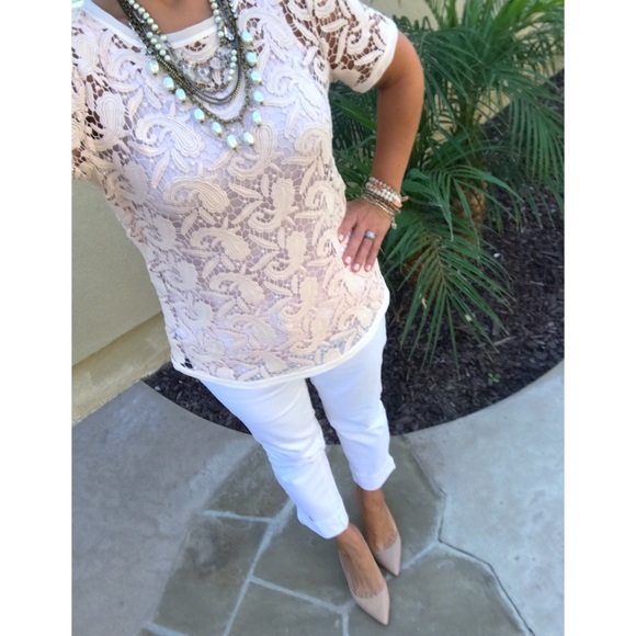 LOFT Lace Top - Picture 5 of 5